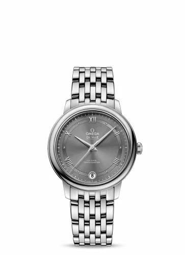 Omega De Ville Prestige Co-Axial 32.7 Stainless Steel / Vintage Grey / Bracelet 424.10.33.20.06.001 (42410332006001)